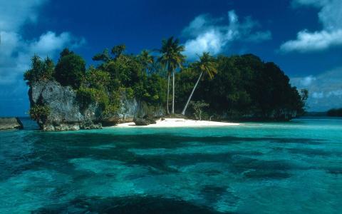 自然，岛屿，帕劳，美丽，热带地区