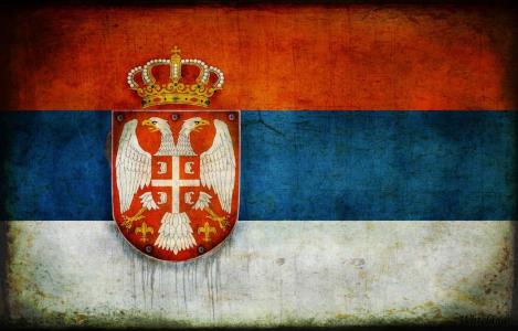 国旗，塞尔维亚，徽章