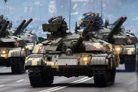 武器，军事，阅兵，基辅，坦克，T-64BM Bulat，OBT，保护，装甲