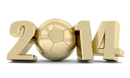 2014年，数字，新的一年，球，足球，体育，世界冠军