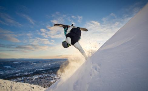 体育，滑雪板，极端，娱乐，山，冬天，雪，英俊，2015年