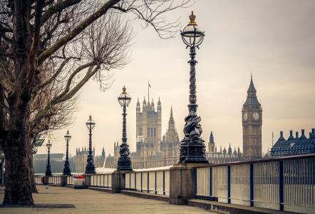 英国，伦敦，围栏，灯笼，大本钟，城市