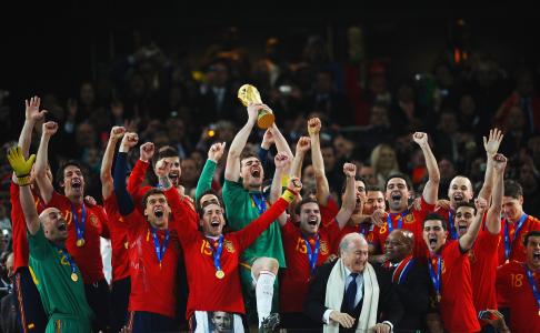 杯，西班牙，世界锦标赛2010年，足球，西班牙队