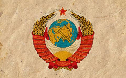 国徽，苏联，锤子和镰刀，壁纸