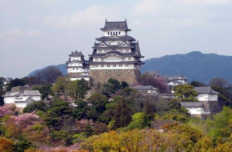 日本的城堡，日本的城堡，美丽