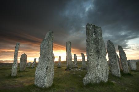 Callanish常设石头，Callanish，刘易斯岛，苏格兰
