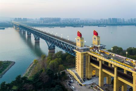 南京长江大桥摄影