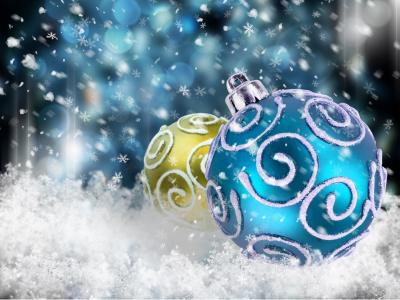 圣诞节，新年，球，节日，装饰品