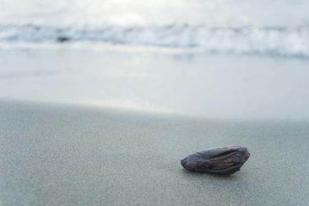 石头，沙滩，海，银，岸，灰色，沙子