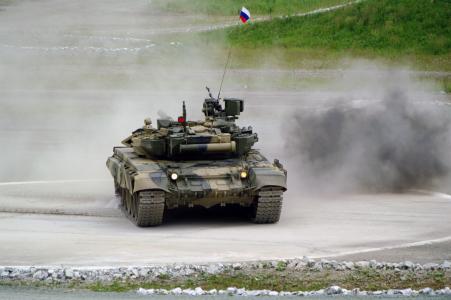 T-90，坦克，射程