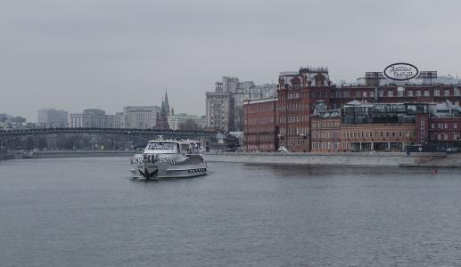AristovArt，景观，莫斯科，船舶，河流