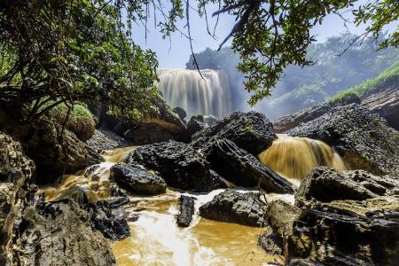 黄河，大象瀑布，雨季，vannguyenhop
