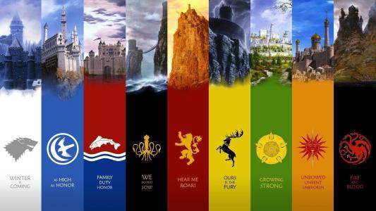 徽章，Winterfell，权力的游戏，权力的游戏，纹章