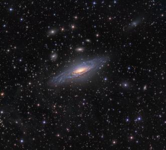 ngc7331，螺旋，空间，星星，星系