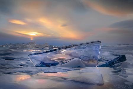 海，天空，冰，透明度，安德烈Ershov