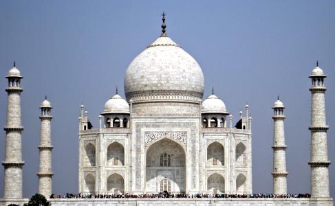 泰姬陵，泰姬陵，清真寺，人民，照片，美丽，建筑，阿格拉，印度