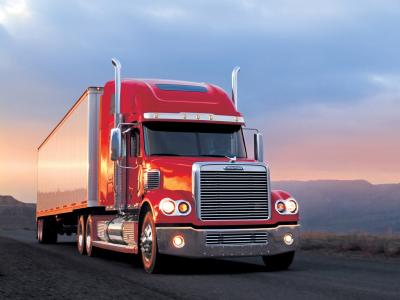 Freightliner，卡车，拖拉机，路，马车，美国，速度，路线