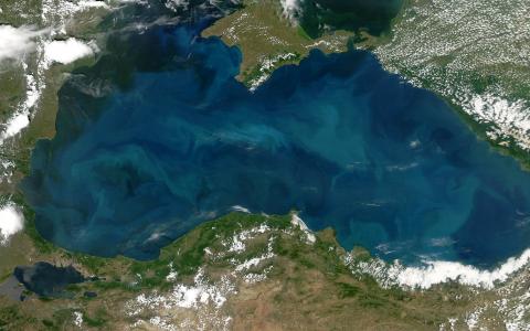 黑海，查看，地图，润滑