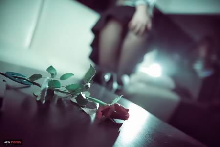 亲照片，Evgeniy Apin，宏，玫瑰，性感的背景