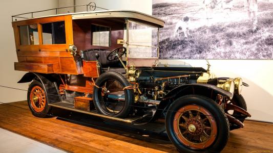 劳斯莱斯4050马力银鬼克洛尔，croall射击刹车1910，汽车