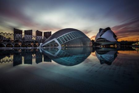 现代建筑，巴伦西亚，西班牙