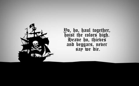 海盗，船舶，头骨，骨头，报价