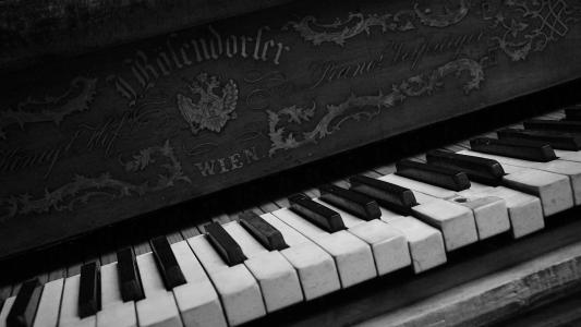 钢琴，钥匙，音乐
