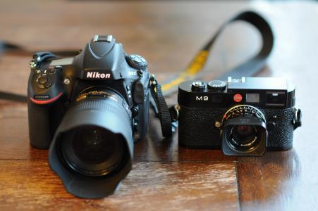 尼康D800，徕卡M9，专业相机