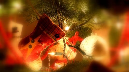 圣诞树，圣诞树装饰，新的一年