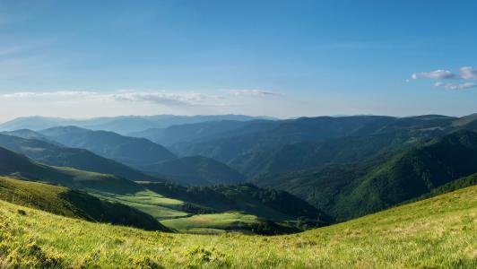 保加利亚，景观，山，天空，草，皮林山Todorka，性质