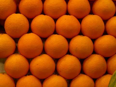 橙色柑橘丰登图片
