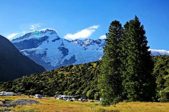 新西兰南岛库克山景色图片