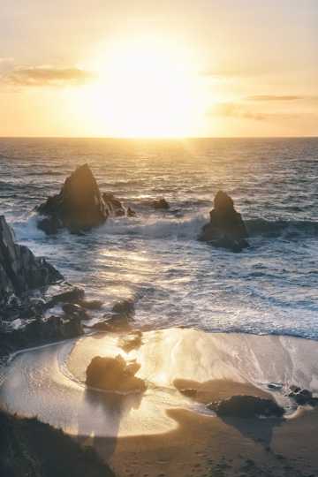 朝阳海洋景象图片