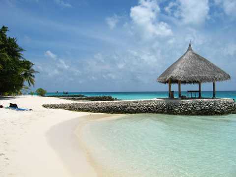 马尔代夫海岸海滩图片