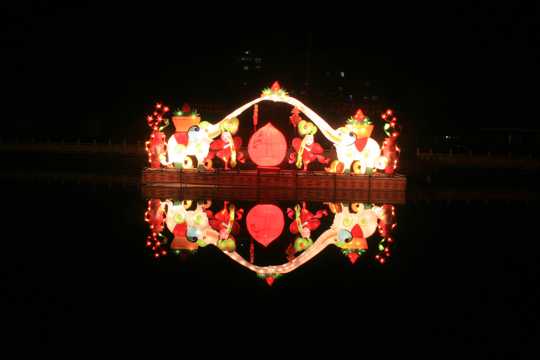 湖北荆州花灯图片