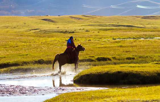 内蒙古自治区乌兰布统秋天景色图片