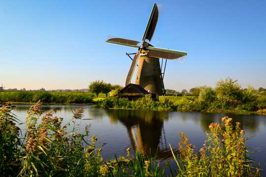 荷兰风车风光图片