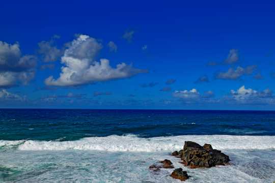 印度洋海岸自然风光图片