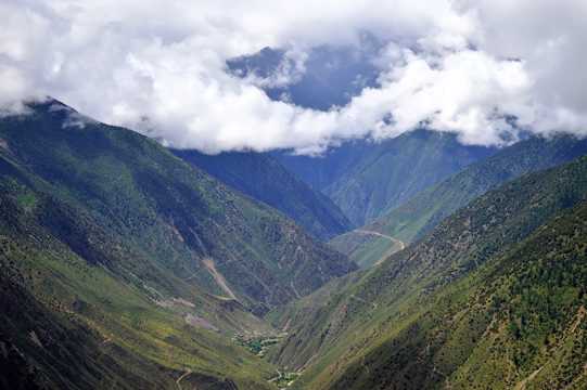 西藏高原景象图片