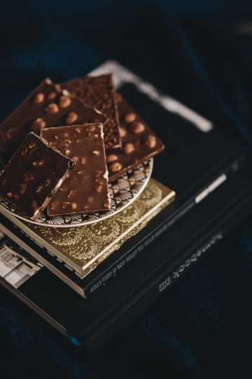美食的巧克力饼干图片