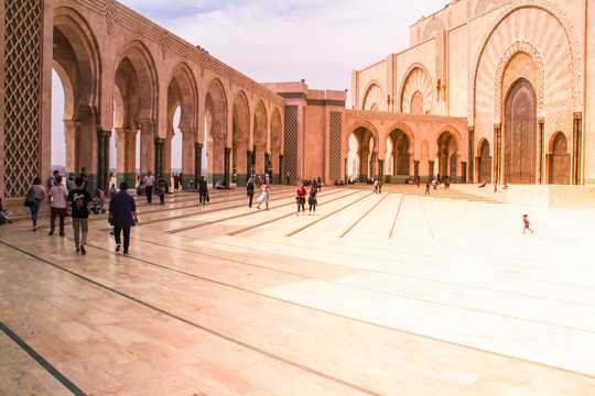 摩洛哥王国哈桑二世清真寺景致图片