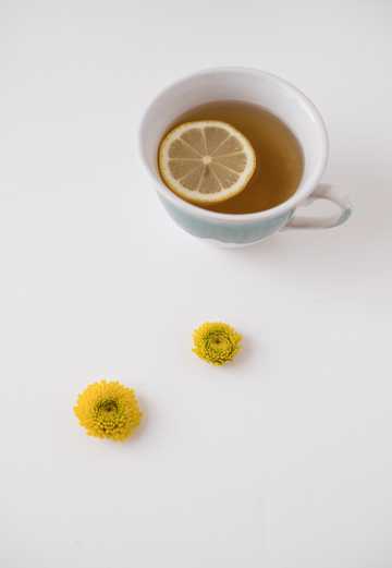 一杯柠檬红茶图片