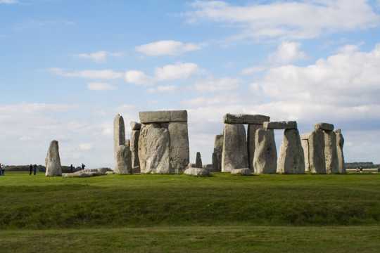 英国巨石阵自然风光图片