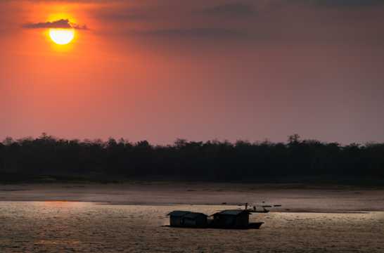 东南亚湄公河风光图片