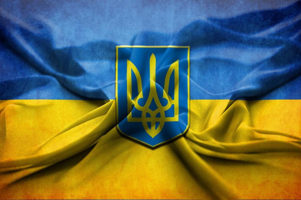 乌克兰国旗拟人图片